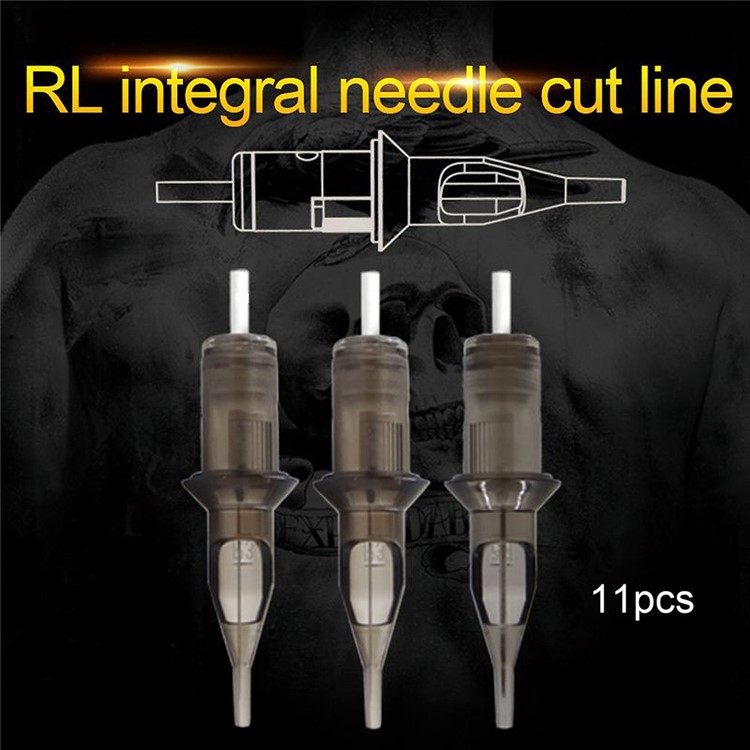 11Pcs/Set Rotary Pen Use Sterile Tattoo Needles Disposable Liner Shader Needles-1