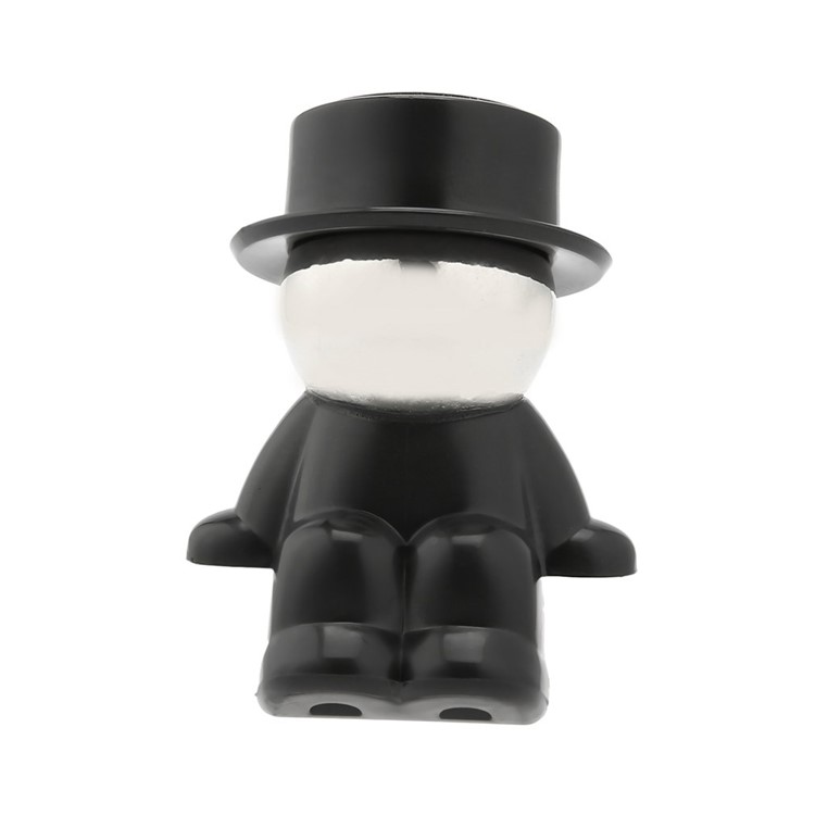 

Style B / Black - Mini Rotatable Magnet Phone Holder Gentleman Villain Hat Magnetic Phone Holder