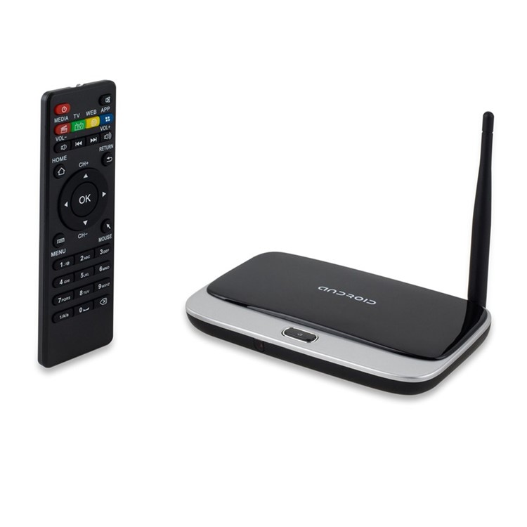 

CS918 2GB TV Box Android5.1 Quad Core Smart TV Box Bluetooth WiFi Media Player - EU Plug