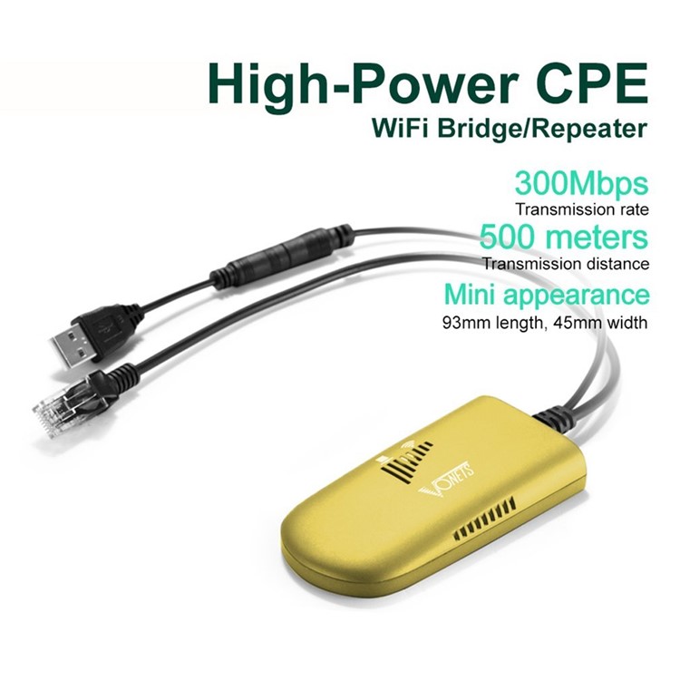

300Mbps WiFi Wireless Repeater Bridger with Wide 500M Coverage Distance