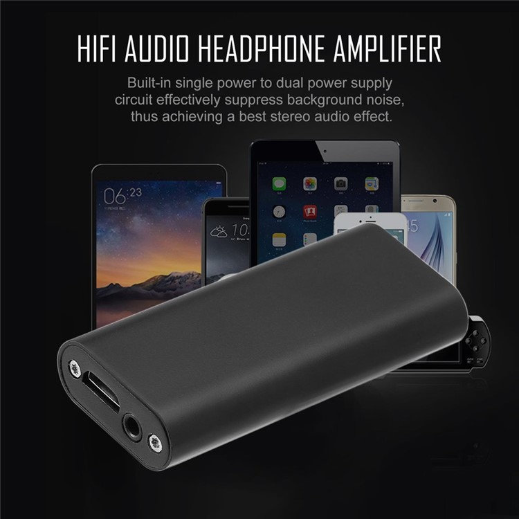 

D08 HiFi Audio Headphone Amplifier Magic Long-time Standby Music Stick - Black