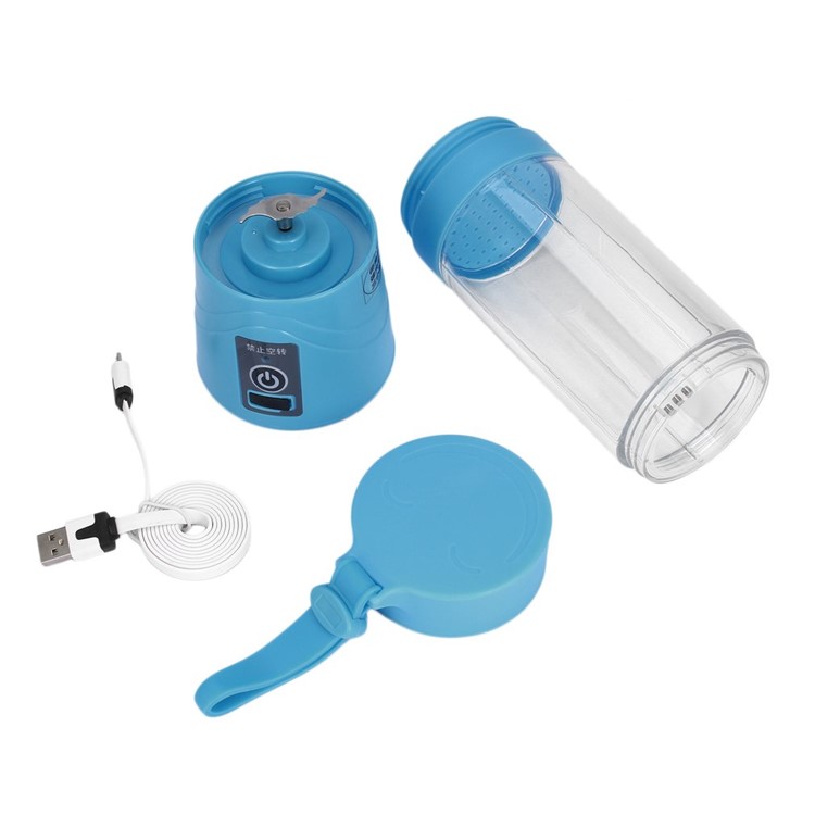 380ml Rechargeable Portable Blender USB Juicer Cup Fruit Mixing Machine - Blue-15