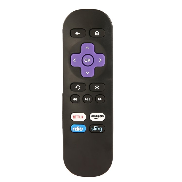 

4 Channel 4 Shortcut Keys Infrared Remote Control for ROKU 1 2 3 4 LT HD XD XS