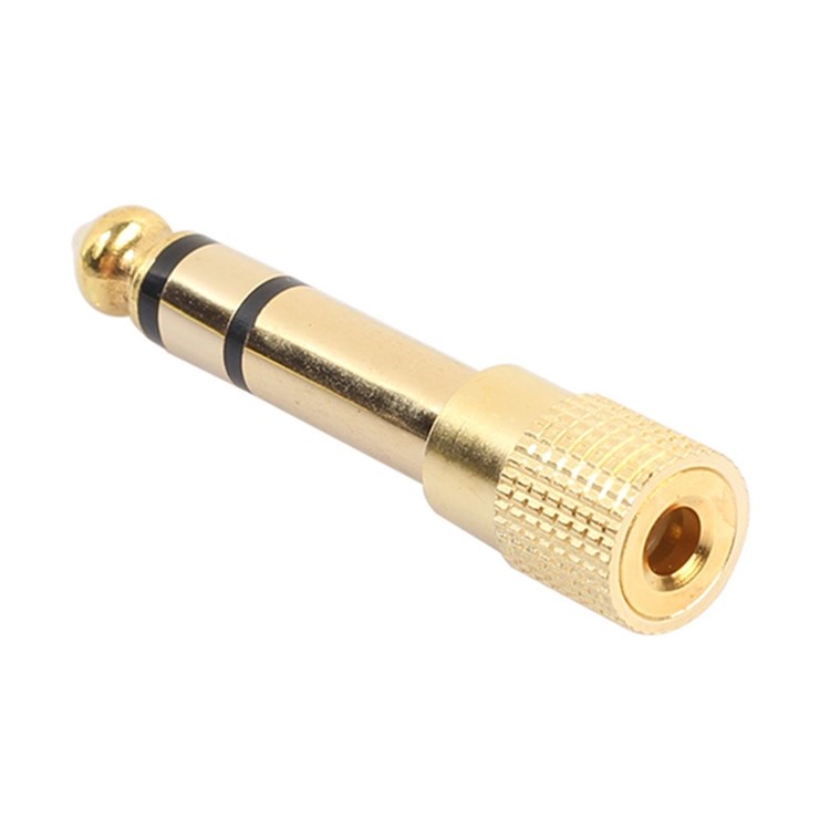 

6.35mm 1/4 inch Male to 3.5mm 1/8 inch Female Stereo Audio Adapter Plug Jack