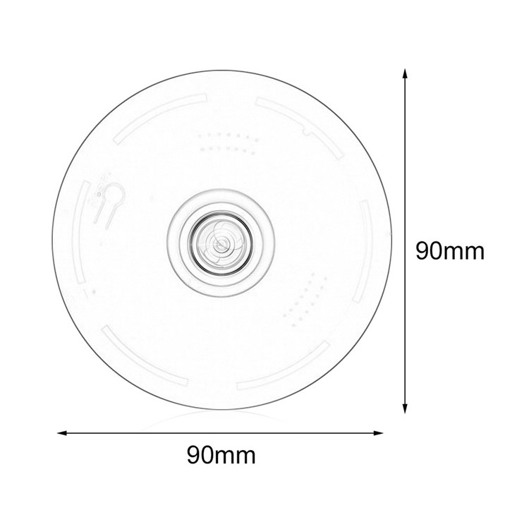 360 Degree Full View Mini Camera Home WiFi 2 Million Smart Panoramic Camera-11