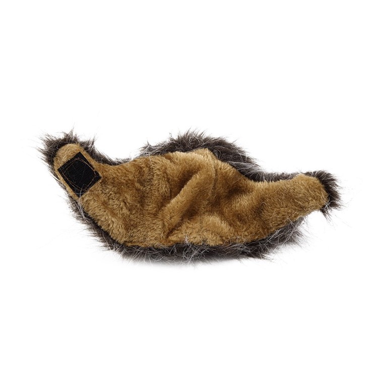 Pet Costume Lion Mane Wig for Cat Halloween Christmas Party Dress Up with Ear - Grey-3