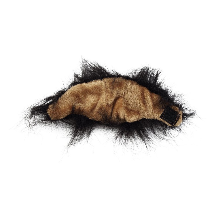 Pet Costume Lion Mane Wig with Ear Halloween Christmas Party Props for Cat - Black-3
