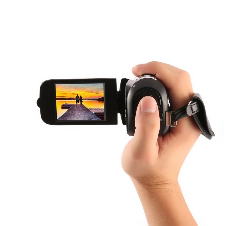 

2.4 Inch Screen HD 1080P Digital TFT Camera CMOS DV With LED Fill Light - Black