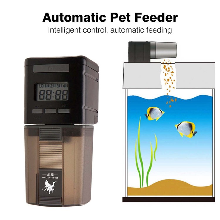 battery operated fish feeder