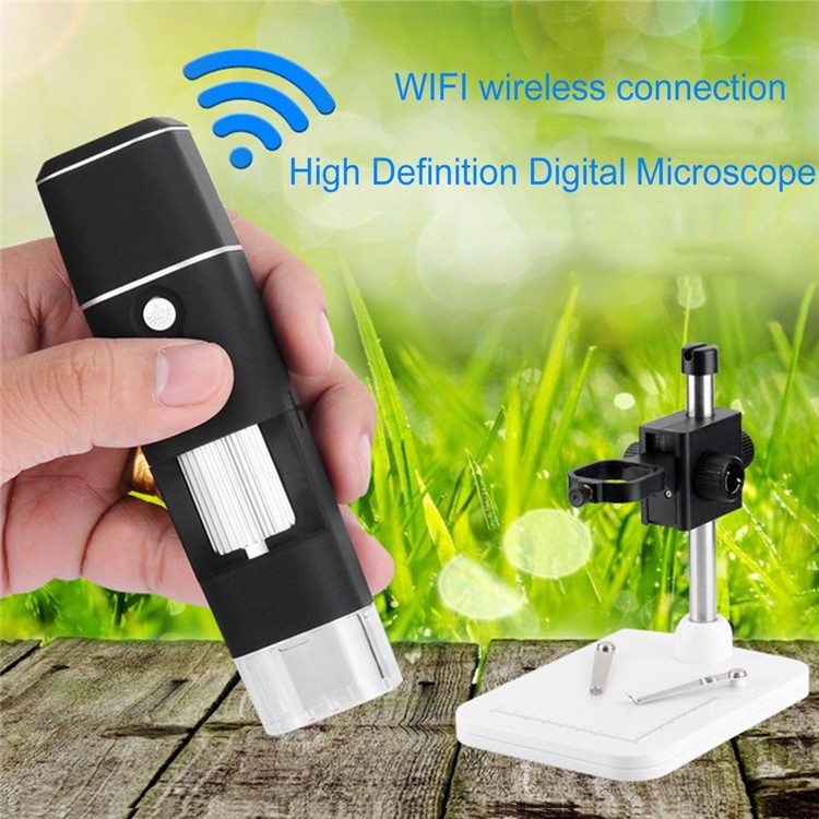 

500X Magnification 1 Mega Pixel 8 LED WIFI Digital Microscope Zoom Magnifier