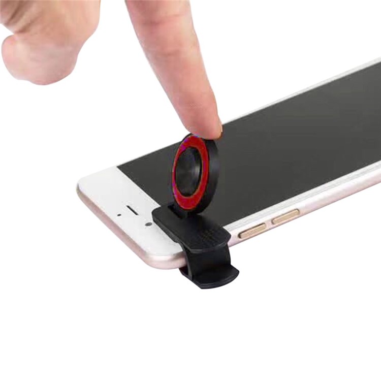 

Mini Touch Screen Joystick with Clip Upgraded Game Joypad for Phone Tablet - Red