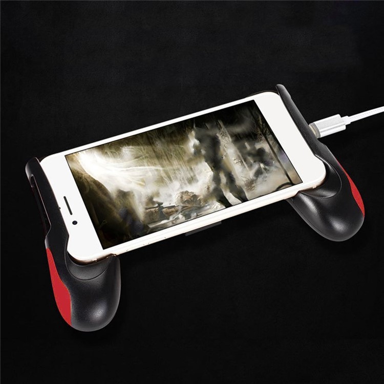 

IB-001 Multi-functional Game Handle Adjustable Game Handle with Stand for Smartphone - Red