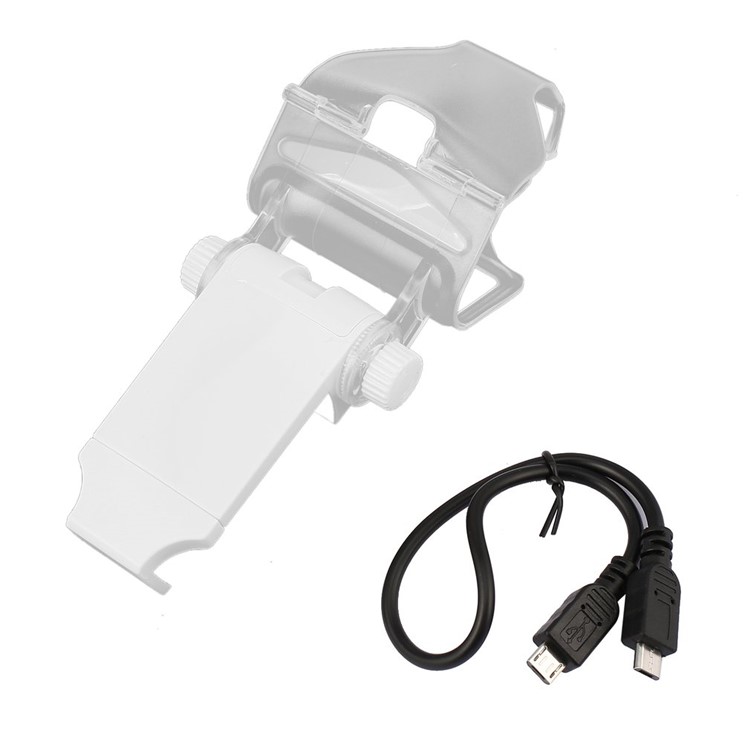 

Mobile Phone Clamp Stand Clip Holder for PS4 Game Controller Bracket - White