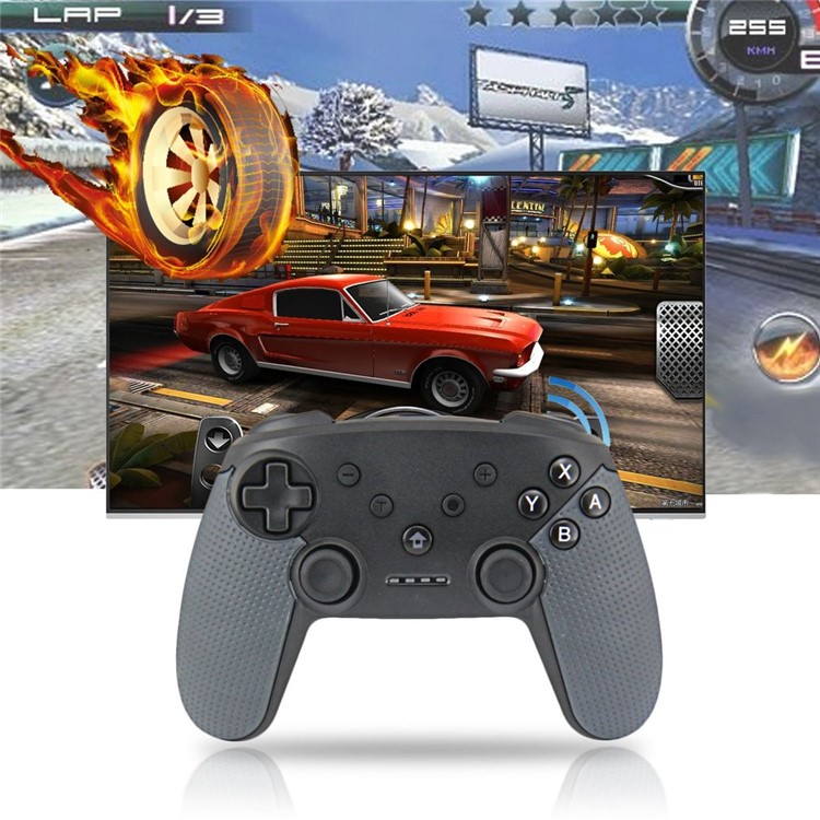 

Wireless Bluetooth Game Controller Gamepad with Turbo Function for Switch Pro