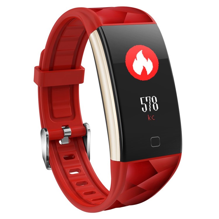 

T20 0.96 Inch TFT Color Screen Smart Watch Waterproof Swimming Smart Band - Red