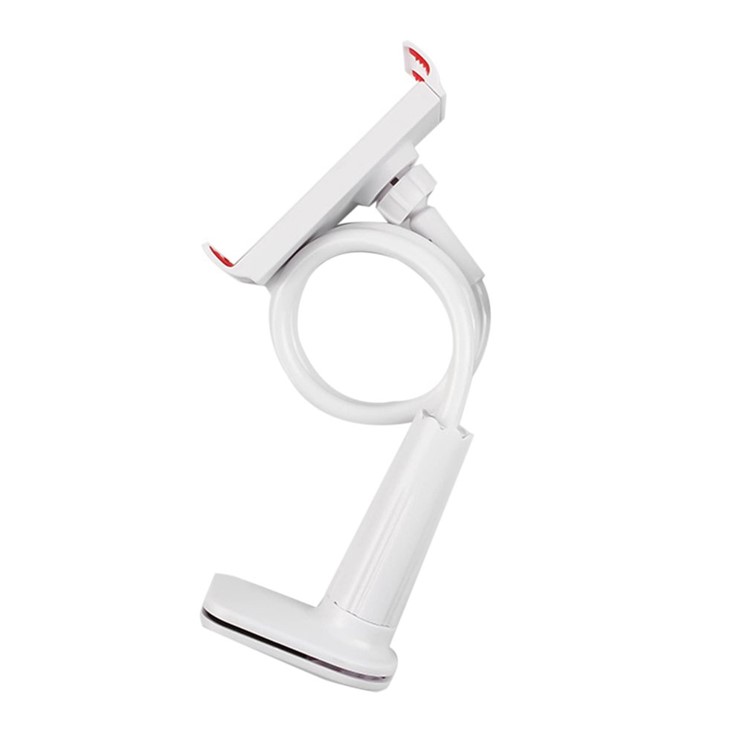 

Universal Flexible Desktop Mobile Phone Tablets Holder Stand Lazy Bed Mount - White