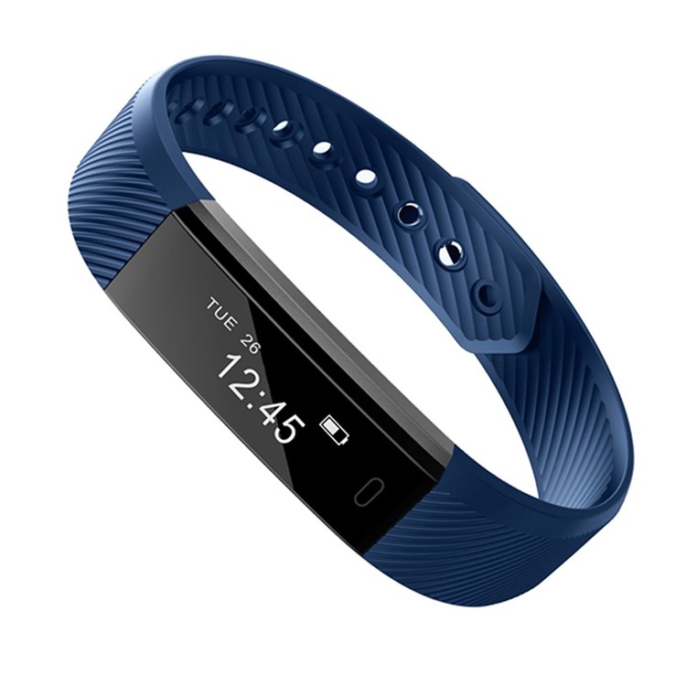 

YL015 Smartband Heart Rate Monitor Fitness Tracker Pedometer Waterproof Watch - Blue