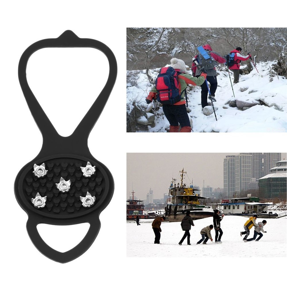 Ice Snow Ghat Без Скольжения Пешеходной Прогулкой Шиповники Ботинки Сапоги Grippers с Crampon Для Пеших Прогулок на Свежем Воздухе Спорт