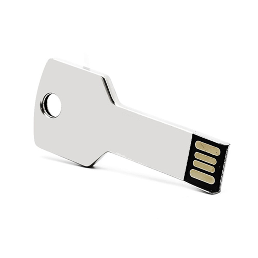 Доступен Дизайн Metal Metal Key Design USB Flash Memorive; 16 Гб; Серебряный Цвет