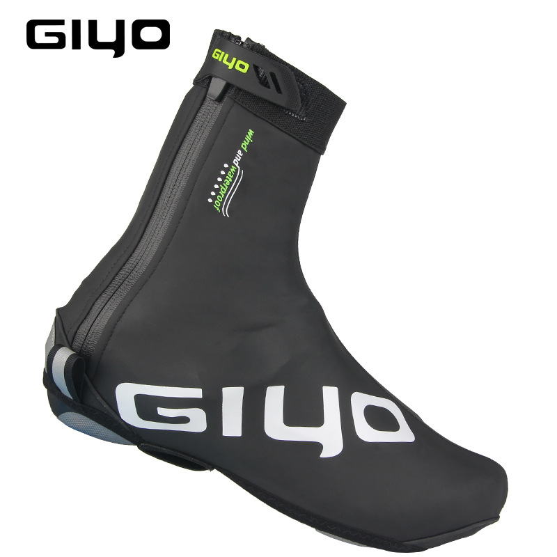 Bicycle Shoes Covers Windproof Warm Cycling Bike Winter Sports Overshoes Black