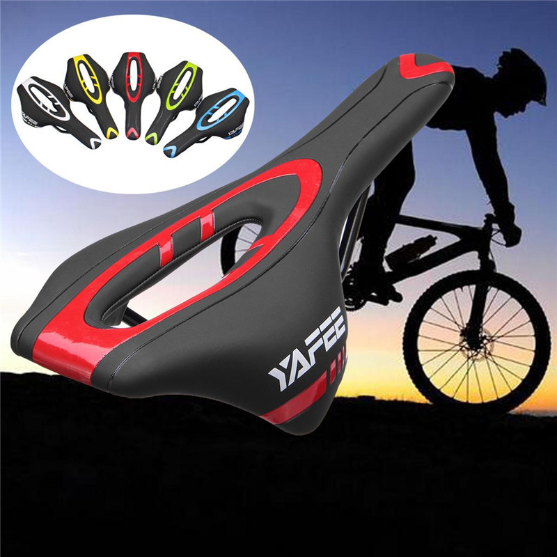 Yafee YF-1064 Bike Cycling Seat Bicycle Sella Con Cuscino Morbido - Bianca