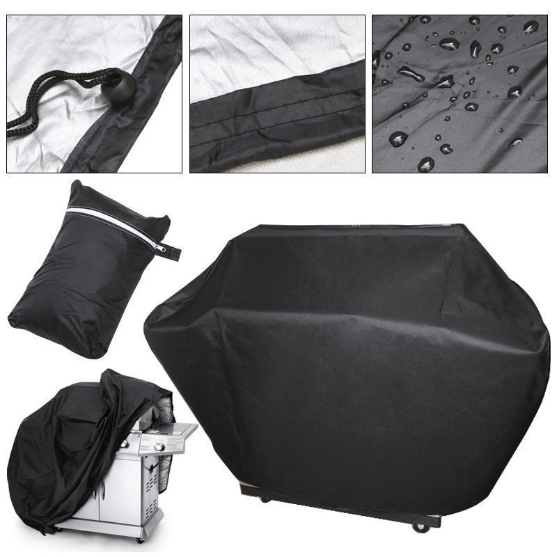 Tapa de Barbacoa Impermeable al Aire Libre Polip Dustproof 210D Oxford Barbacovia Barbacovia Cubierta Protectora - Tamaño L: 145x117x61cm