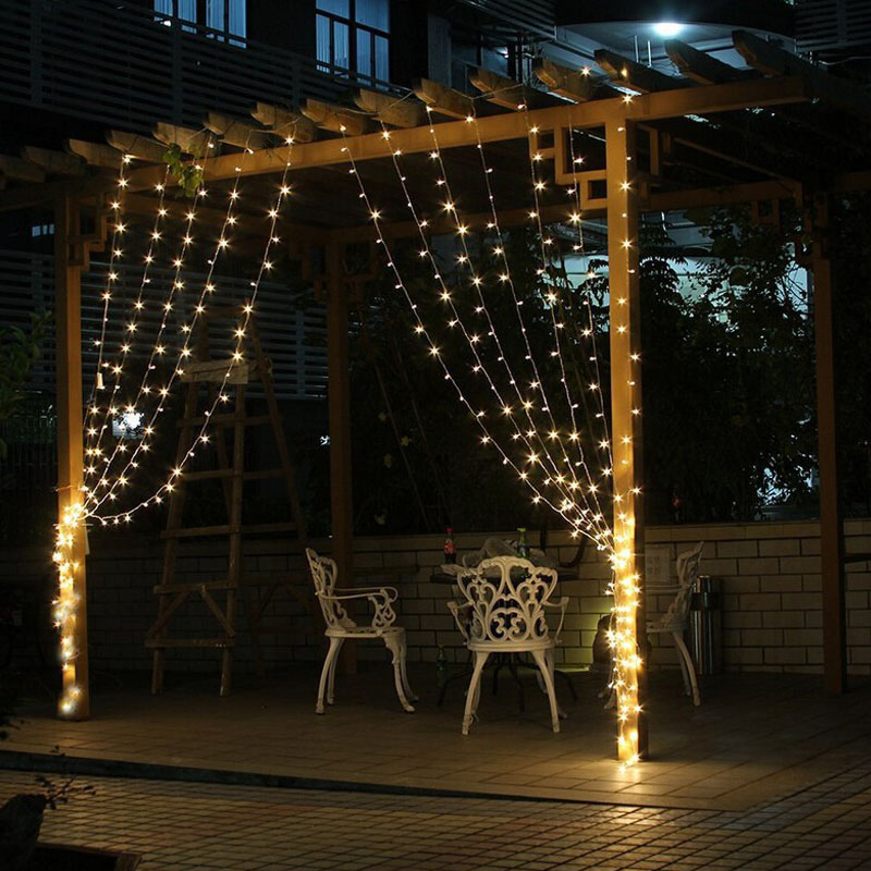 3m x 3m da 300 Luci a Corde Fate Decorazioni Per il Matrimonio di Natale - Multicolore