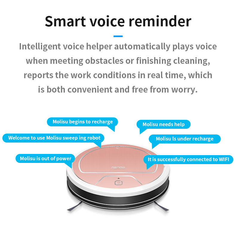 ILIFE V8S PRO MOLISU Intelligent Vancuum Cleaner for Home, Office , AC 100~240V - US Plug / Pink-15
