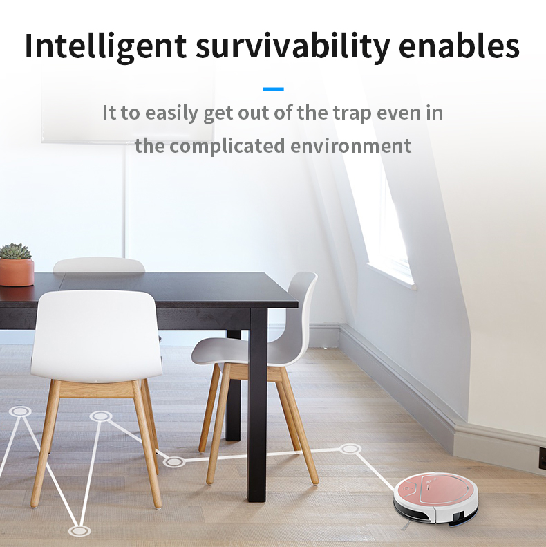 ILIFE V8S PRO MOLISU Intelligent Vancuum Cleaner for Home, Office , AC 100~240V - US Plug / Pink-18