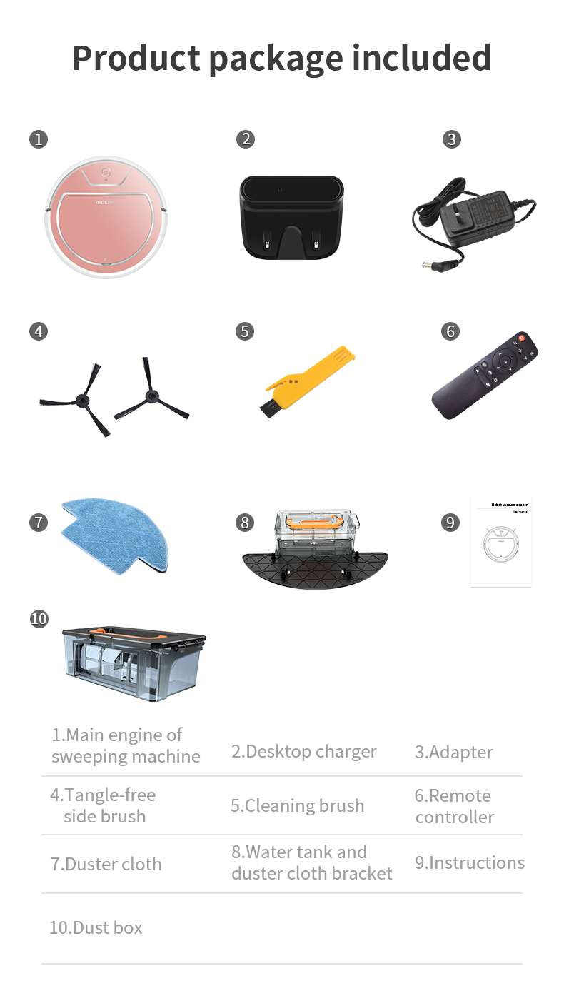 ILIFE V8S PRO MOLISU Intelligent Vancuum Cleaner for Home, Office , AC 100~240V - US Plug / Pink-21