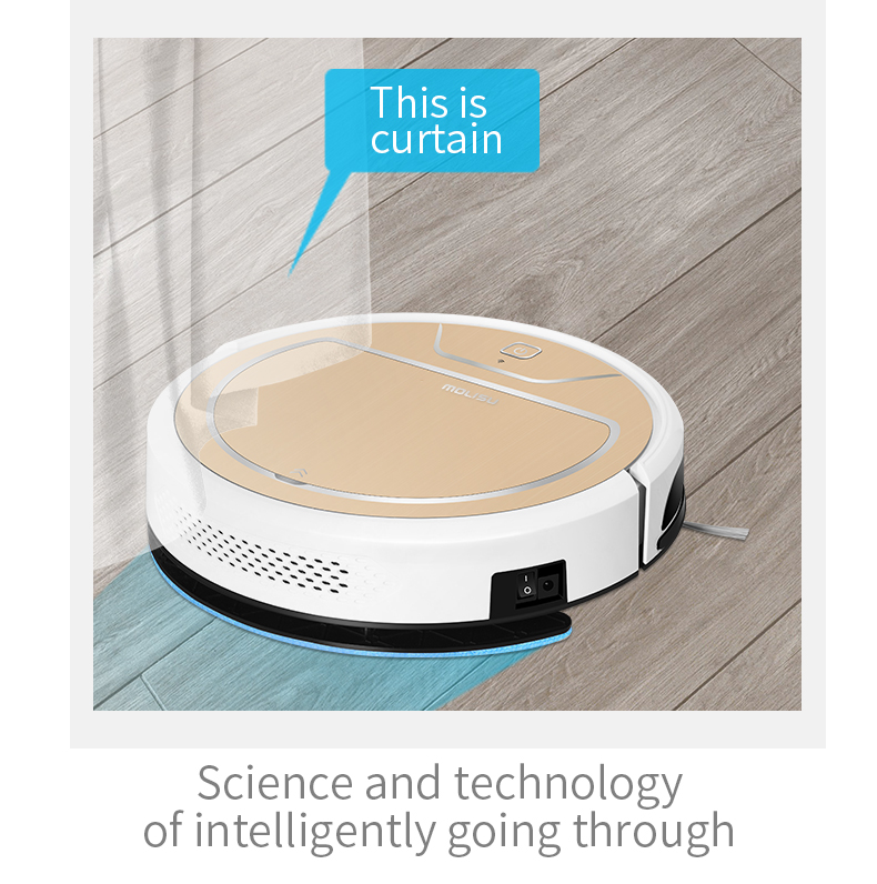 ILIFE V8S PRO MOLISU Intelligent Vancuum Cleaner for Home, Office , AC 100~240V - US Plug / Gold-11