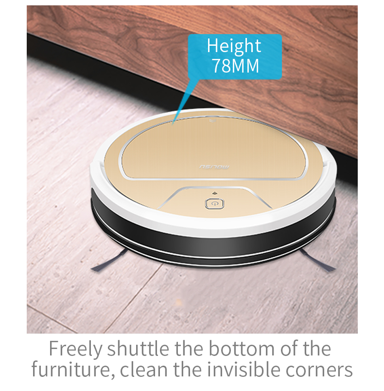 ILIFE V8S PRO MOLISU Intelligent Vancuum Cleaner for Home, Office , AC 100~240V - US Plug / Gold-12