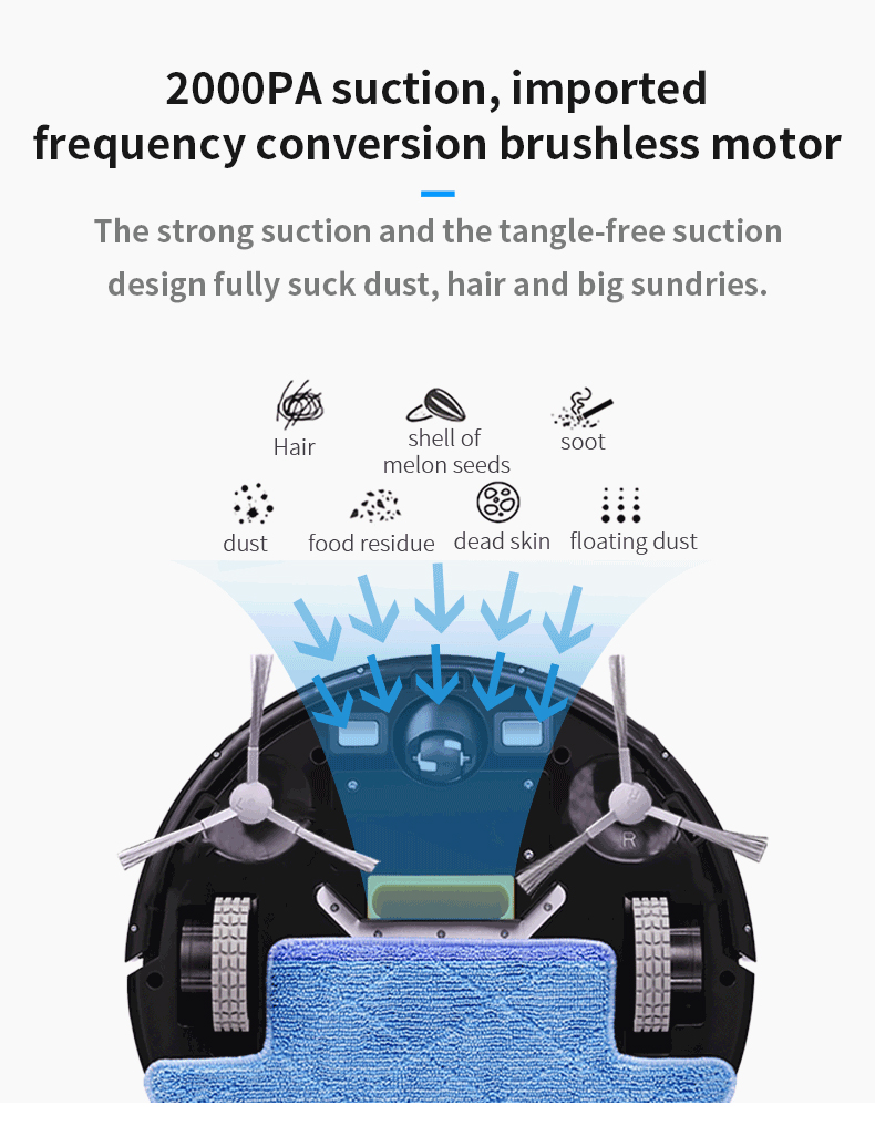 ILIFE V8S PRO MOLISU Intelligent Vancuum Cleaner for Home, Office , AC 100~240V - US Plug / Gold-13