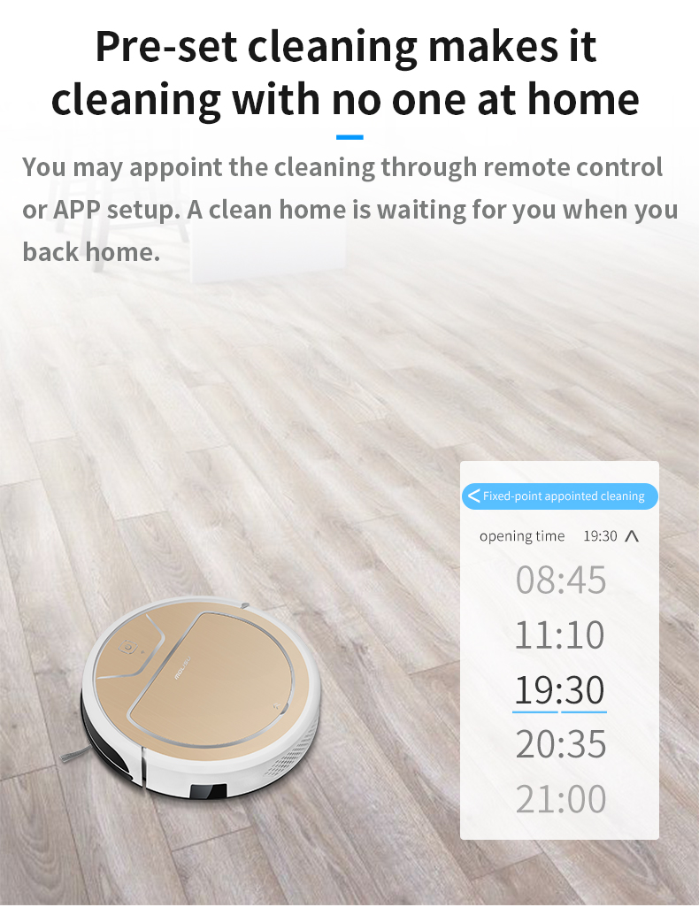 ILIFE V8S PRO MOLISU Intelligent Vancuum Cleaner for Home, Office , AC 100~240V - US Plug / Gold-16