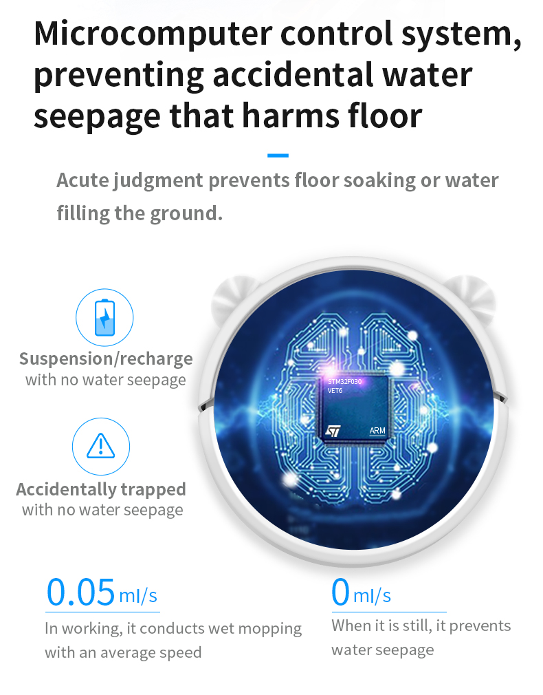 ILIFE V8S PRO MOLISU Intelligent Vancuum Cleaner for Home, Office , AC 100~240V - US Plug / Gold-8