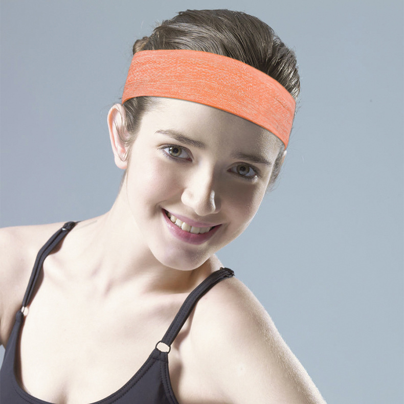 Esportes Headband Absorvendo Stretchy Fitness Cinto Yoga Running Heat Faixa - Cinza