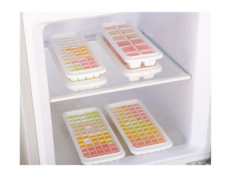 48 Grids Ice Cube Maker Ice Cube Moule Plateau Avec Couvercle