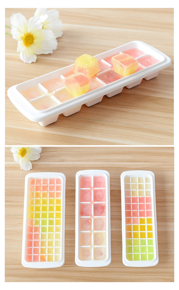 48 Grids Ice Cube Maker Ice Cube Moule Plateau Avec Couvercle