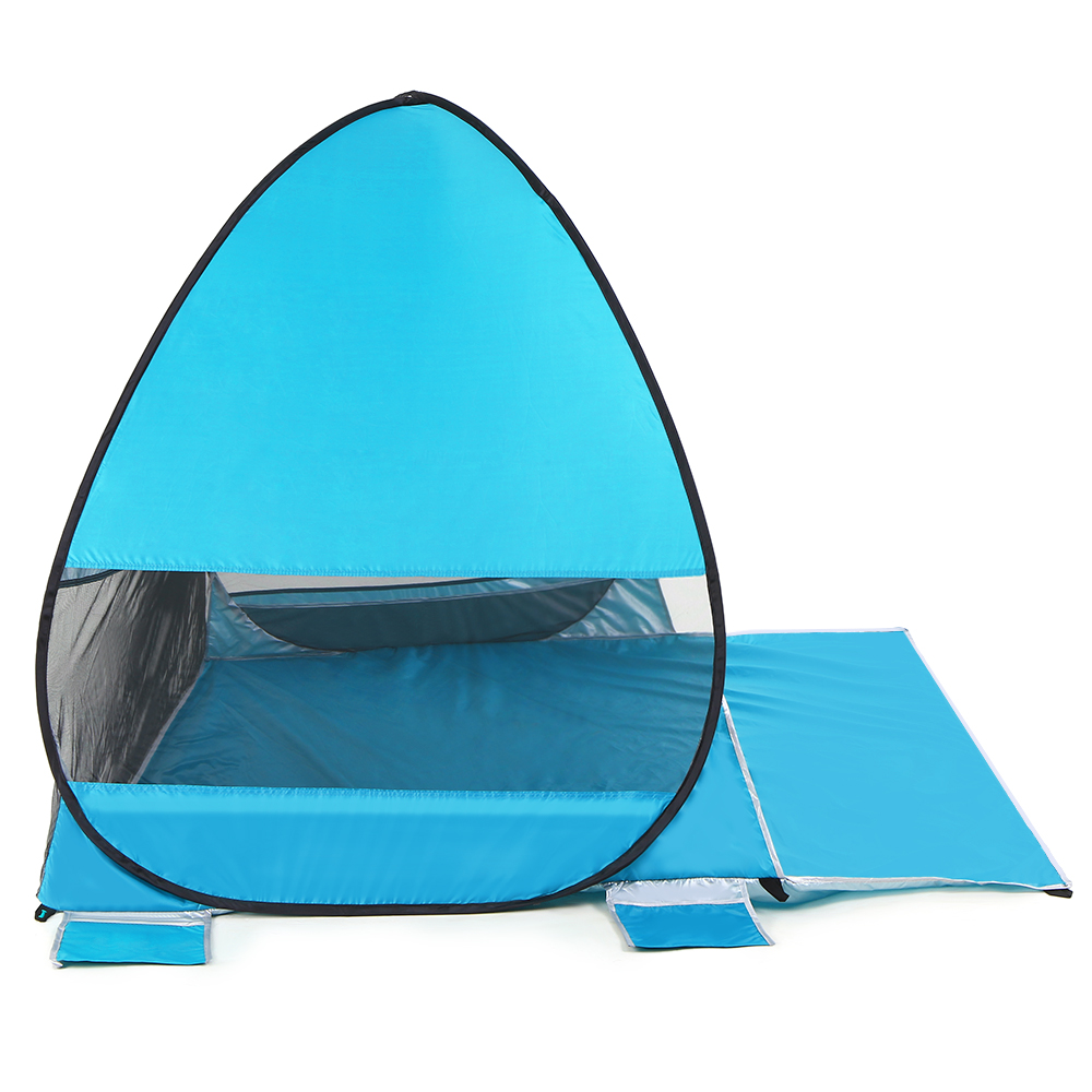 Tenda da Spiaggia Pop-up Automatic Tenda Open Camping Anti-UV Sun Shade - Arancia