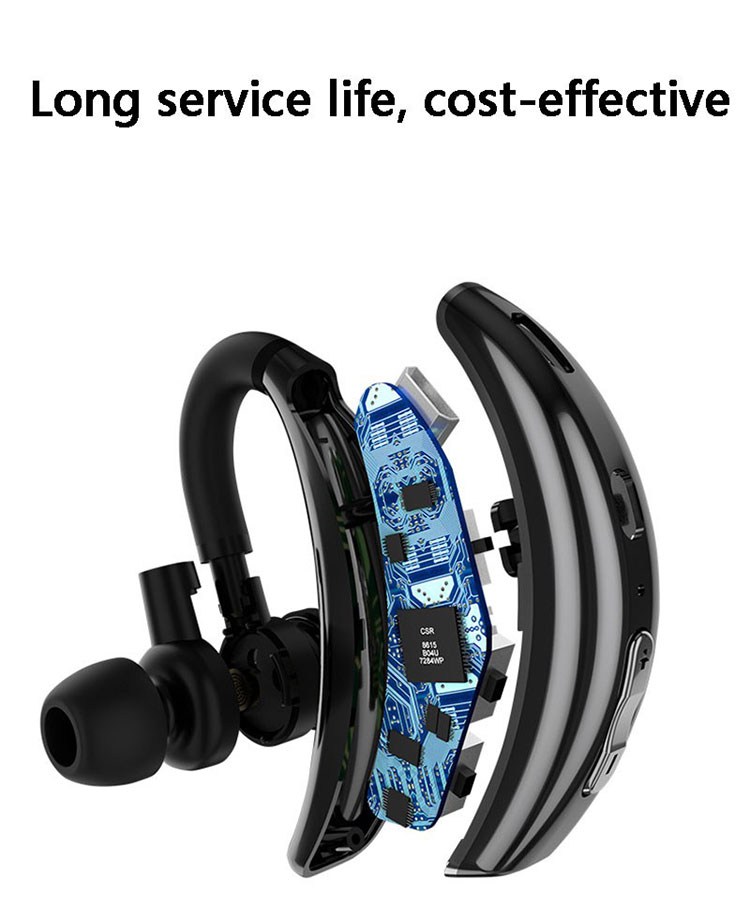 Q8 Bluetooth Sans Fil Bluetooth 4.1 Écouteur Sportif Earhaise À Oreille IPX6 Support Imperméable Contrôle Vocal