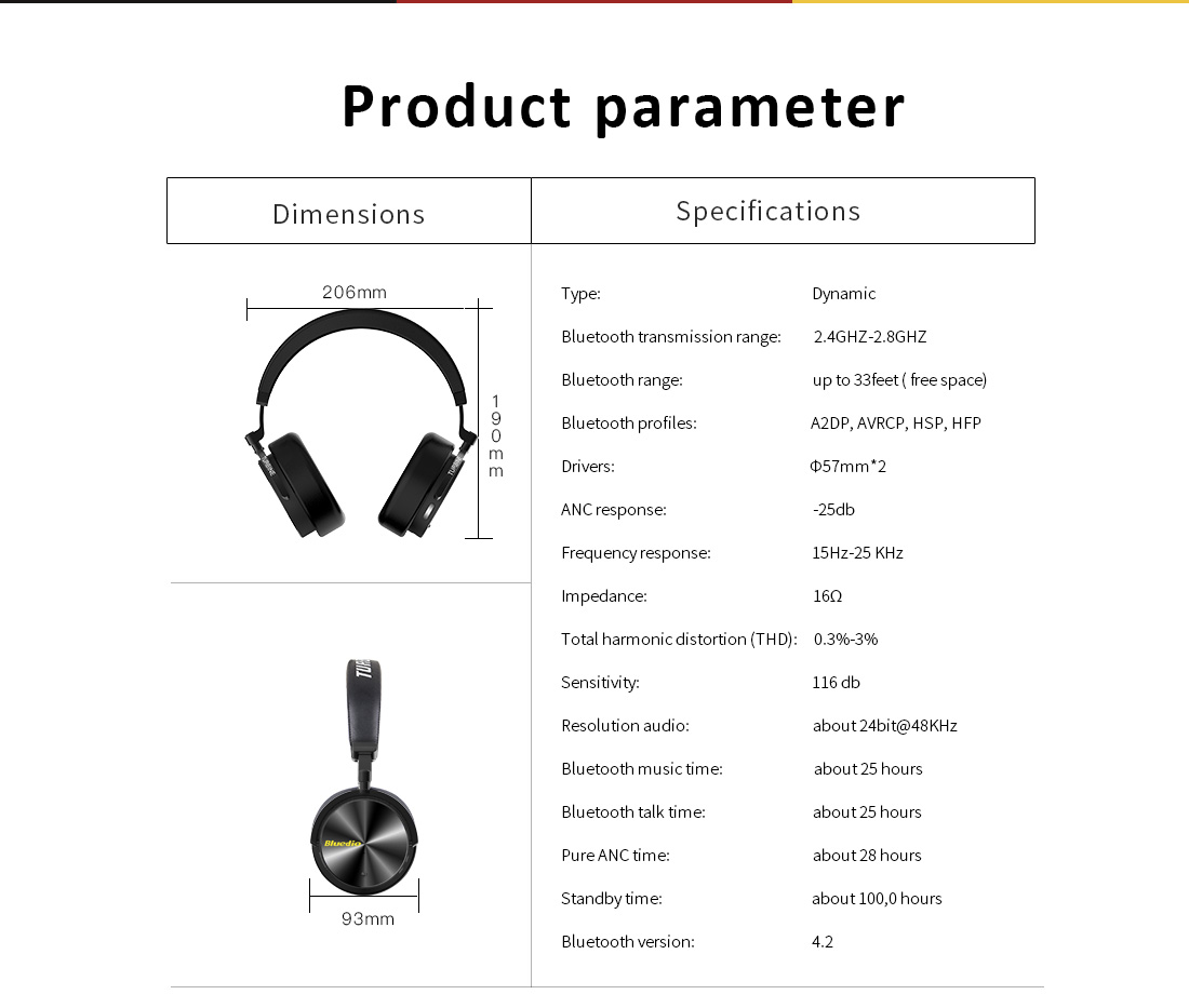 Gekauft BLUEDIO T5 Über Ohr Bluetooth V4.2 Wireless Stereo Headset Kopfhörer Mit Mikrofon Schwarz Gekauft BLUEDIO T5 Über Ohr Bluetooth V4.2 Wireless Stereo Headset Kopfhörer Mit Mikrofon Schwarz