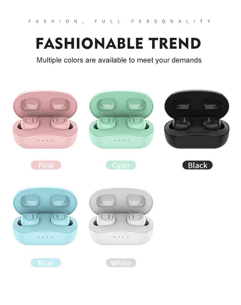 ONEDER W13 TWS Mode Wireless Stereo Bluetooth Headphone Earphone – White