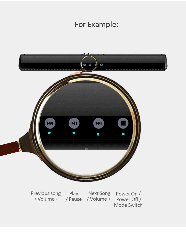 Телевизионный Звуковой Бар Wireless Bluetooth 5.0 Subweer Subwoofer Stereo Dinker