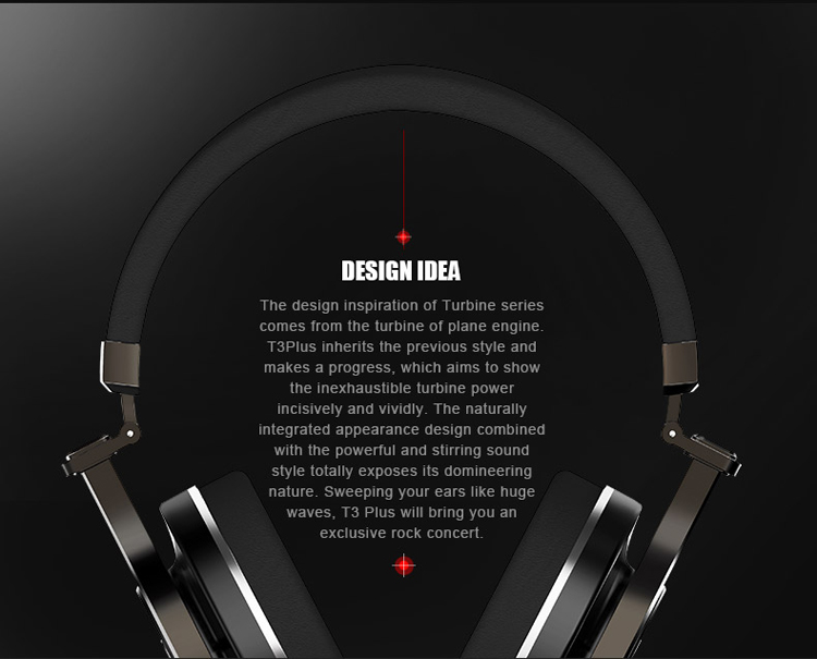 BLUEDIO T3 Plus Bluetooth 4.1 3D Stereo Headset with Microphone / Micro SD Card Slot-3