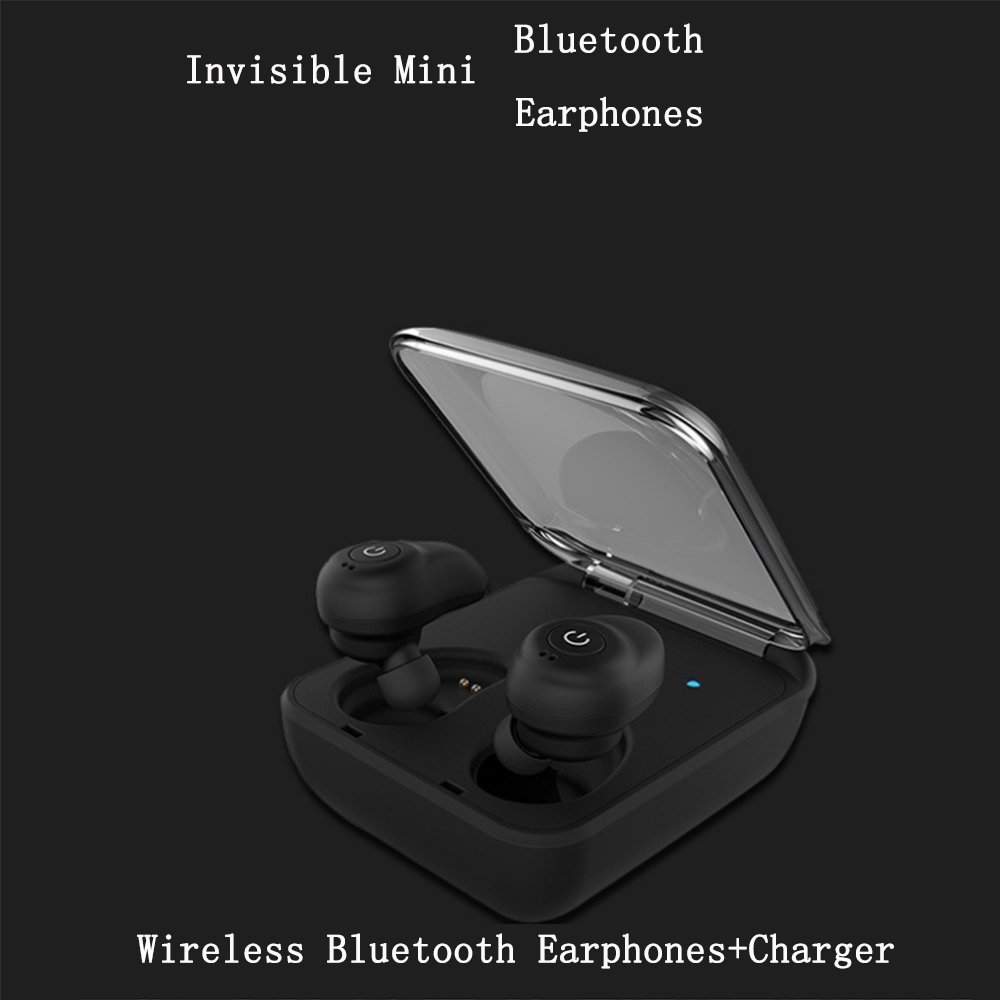 TWS-i7 Mini Wireless Bluetooth 4.1 Binaural Sports Earphone + 2000mAh ...