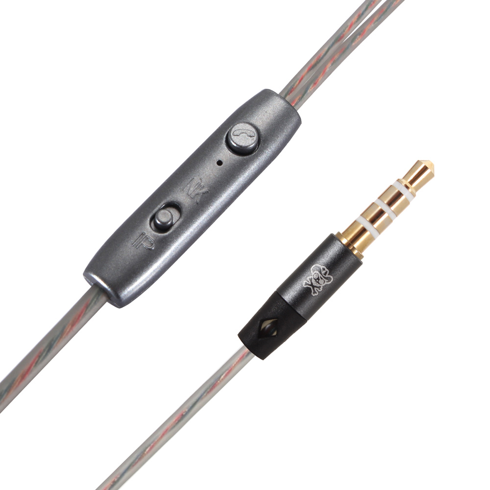 HAT PRINCE 3.5mm In-ear Headphone Earphone with Remote and Mic for iPhone Samsung - Black-1