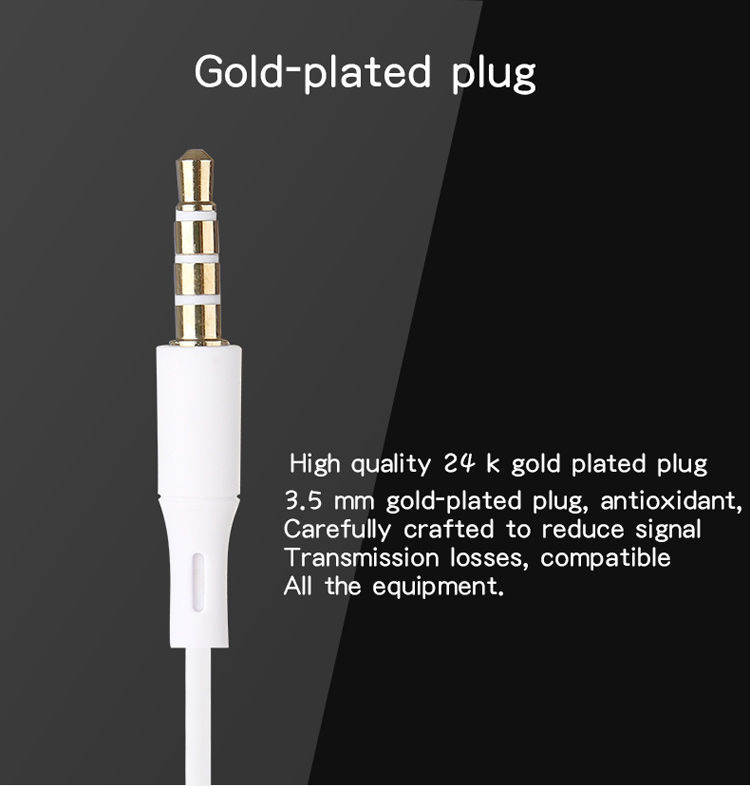 ZUOQI H101 3.5mm In-ear Headset Earphone with Microphone for iPhone Samsung HTC-10