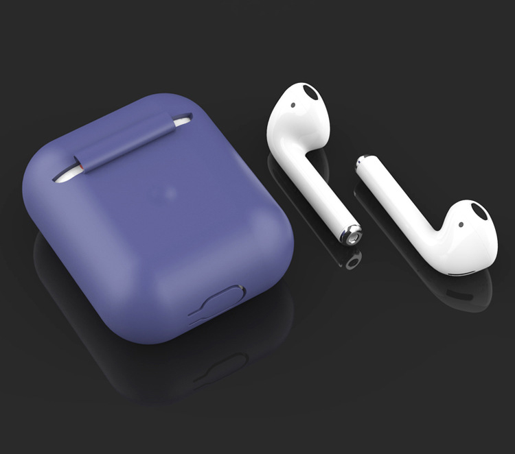 Мягкий Силиконовый Корпус Для Apple Airpods с Беспроводной Зарядкой (2019) - Темно-зеленый