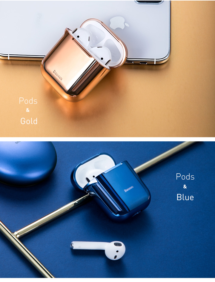 Bao Silicone chống trầy xước, có móc khoá dùng cho Airpods 25 100300279D-15