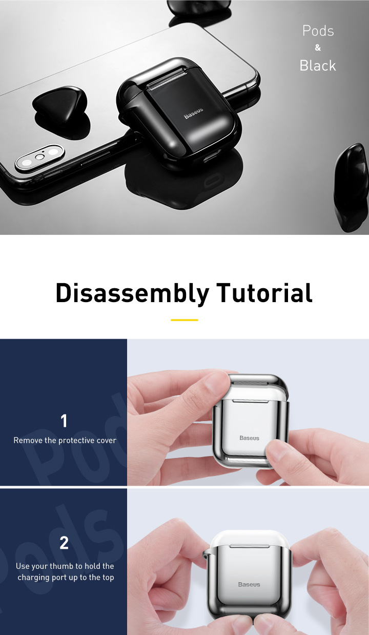 Bao Silicone chống trầy xước, có móc khoá dùng cho Airpods 26 100300279D-16